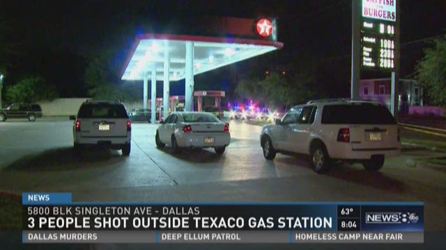 Three people shot at a Dallas gas station | wfaa.com