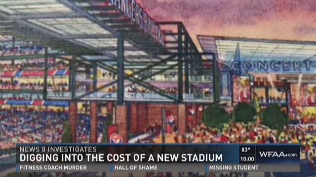 WFAA finds millions in additional giveaways for proposed Arlington stadium