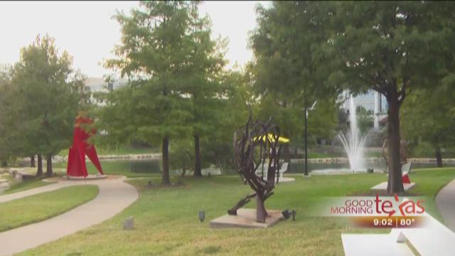 We Tour The Texas Sculpture Garden And Hall Park In Frisco Wfaa Com