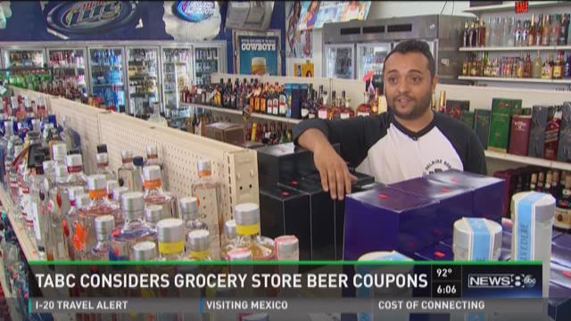 Beer coupons in store